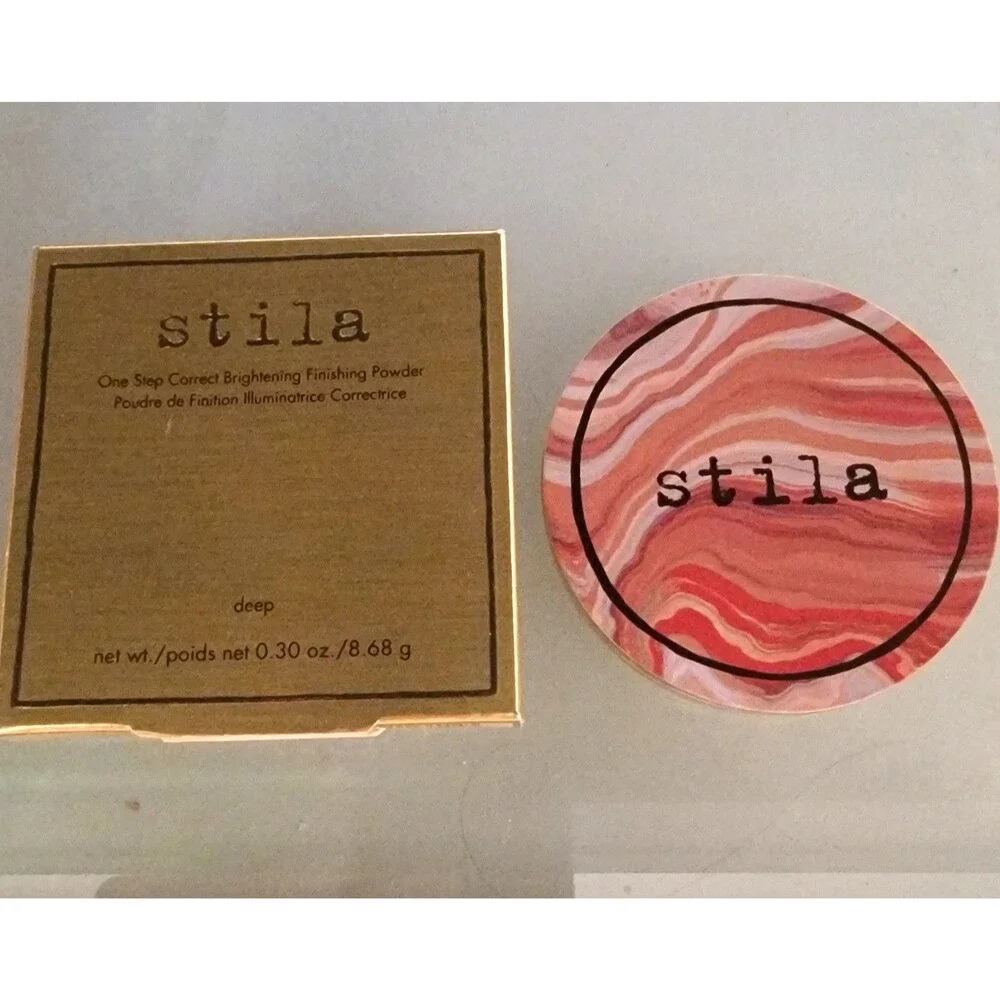 Stila One Step Correct Brightening Finishing Powder Compact  in Deep